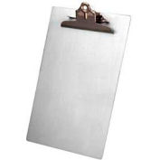Saunders Recycled Aluminum Clipboard with Antimicrobial Protection, 8-1/2" x 14", Silver