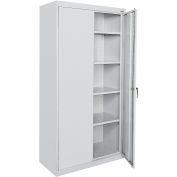Sandusky® Classic Tall Storage Cabinet, 36"W x 24"D x 72"H, Dove Gray, All-Welded