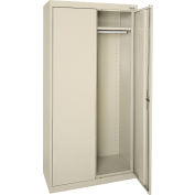 Sandusky® Armoire armoire entièrement soudée, porte pleine, 36 po L x 24 po P x 72 po H, mastic