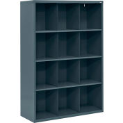 Sandusky Cubbie stockage organisateur - 12 Sections - Charcoal