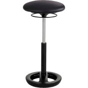 Safco® Twixt™ Active Seating Stool - 22-32"H - Black Vinyl