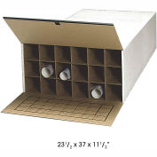 37" D Roll fichier stockage Tube - Tube 18, qté par paquet : 2