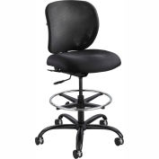Safco® Vue Heavy Duty tabouret - tissu - noir
