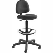 Safco® précision rédaction tabouret - tissu - Hauteur - pieds noir