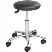 Safco® tabouret de laboratoire - vinyle - pneumatique - 16" H à 21 « H - noir