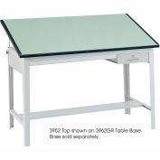 Plateau de table à dessin de précision seulement - 60 « L x 37-1 / 2 « L