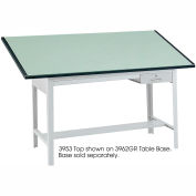Percision Table à dessin Plateau seulement - 72 « L x 37-1 / 2 « L