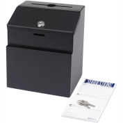 Safco® Products Steel Suggestion Box, Noir