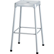 Safco® Steel Stool 29" Bar Height - Argent