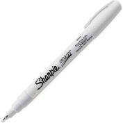 Marqueur de peinture Sharpie®, à base d’huile, pointe extra fine, encre blanche, qté par paquet : 12