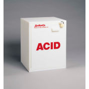 6x2.5 Liter, Bench Plast-a-Cab® HDPE Acid Cabinet, 16-3/4"W x 15-3/4"D x 21"H