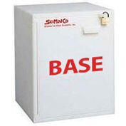 6x2.5 Liter, Bench Plast-a-Cab® HDPE Base Cabinet, 16-3/4"W x 15-3/4"D x 21"H