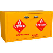 8 gallon, Stak-a-Cab™ Mini armoire inflammable, à fermeture automatique, 31 "W x 14-1/2 « D x 17" H