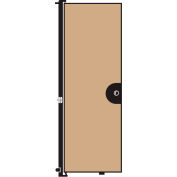 Screenflex 6'8 "H porte - montée à la fin du diviseur de pièce - vinyle-noisette