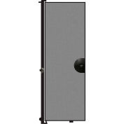 Screenflex 8'H Door - Mounted to End of Room Divider - Stone