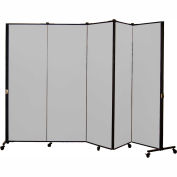 Healthflex Portable écran de confidentialité médicale, 5-panneau, granit de vinyle
