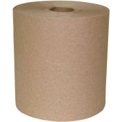1-Ply Hard Wound Roll Towel Natural- 800', 6 Rouleaux/Caisse