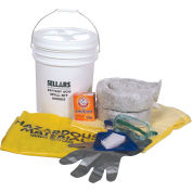 Acide de batterie EverSoak® Spill Kit, 6,5 gallons, 1 Kit/cas des déversements