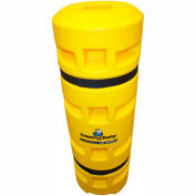 Column Sentry® Column Protector, 6"x 6" Square Opening, 24" O.D. x 42"H, Yellow