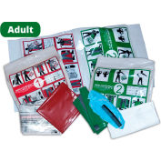 Greenwich Safety SECUR-ID, Kit de décon pré-post, Adulte