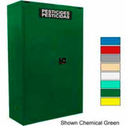 Securall® 45-Gallon Manual Close, Pesticide Cabinet Md Green