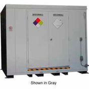 Serait Securall® 10' W x 8 x 8' 4" H Agri-chimiques bâtiment d’entreposage 16 tambour