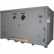 Securall® 14'W x 8'D x 8' 4"H Agri-Chemical Storage Building 24 Drum
