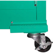 Securall® Casters for 18" Deep Medical Gas Cabinets, Manuel Close