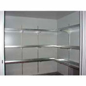 Securall® Shelves, 14"W with 2" Lip Sides Leak Tight, Building Models AG/B