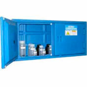 Securall® Polyethylene Cabinet for Harsh Acids/Corrosives Blue