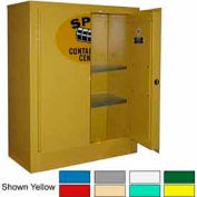 Securall® Wall Mountable, Flammable Spill Containment Cabinet Gray
