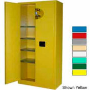 Securall® 36x18x72 Flammable Spill Containment Cabinet Ag Green