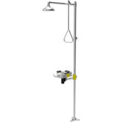 Speakman Optimus Combination Emergency Shower & Eye/Face Wash, All Stainless Steel, SE-1255