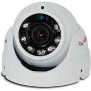 Sécurité Vision intérieure caméra W / Mic, IR 3,6 MM blanc logement - 41-3,6MIR-WT
