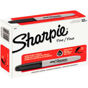 Sharpie® Super Permanent Marker, Fine Point, Encre Noire, qté par paquet : 12
