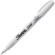 Sharpie® Paint Marker, Oil-Based, Extra Fine, White Ink - Pkg Qty 12