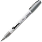Marqueur à peinture Sharpie®, à base d’huile, pointe extra fine, encre argentée métallique, qté par paquet : 12