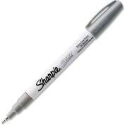 Sharpie® Paint Marker, Oil-Based, Extra Fine, Metallic Silver Ink - Pkg Qty 12
