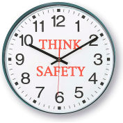 Infinity/Itc 90/00Ts-1  Message Clock - 12" Diameter - Think Safety