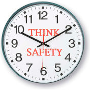 Infinity/Itc 90/00Ts-1  Message Clock - 12" Diameter - Think Safety