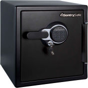 SentrySafe Digital Fire/Water Safe Electronic Lock, 16-3/10"W x 19-3/10"D x 17-4/5"H - Noir