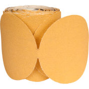 Norton 66261183810 Paper PSA Disc Roll 5" Dia. P180 Grit Aluminum Oxide 100 Disc Per Roll
