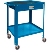 Shure Technician Cart W/ Drawer & Shelf, 22-1/4"W x 18-1/4"D, Monaco Blue