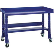 Shureshop® automobile établi Mobile - acier inoxydable - W 72" x 29" bleu D - Saint-Louis