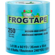 FrogTape® Performance Grade, Ruban de masquage à température modérée, bleu clair, 36mm x 55m - Boîtier de 32
