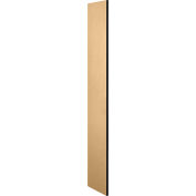 Side Panel 22233 for 18"D Extra Wide Designer Wood Locker without Sloping Hood Maple