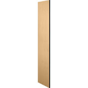 Side Panel 22235 for 21"D Extra Wide Designer Wood Locker without Sloping Hood Maple