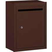 Boîte aux lettres 2240ZP - 15"W x 7-1/2"D x 19"H Standard, Surface Mounted, Bronze, Accès privé