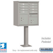 Cluster Box Unit, 8 A Size Doors, Type I, Gray, USPS Access
