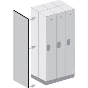 Salsbury Double End Side Panel 33330DE - for 15"D Designer Wood Locker without Sloping Hood Maple